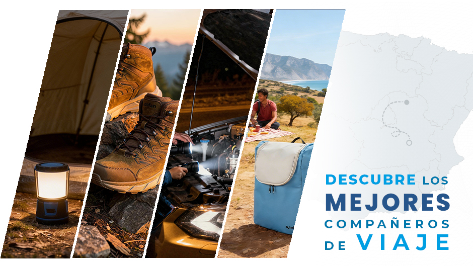 Productos prácticos y esenciales para Viajes y Vacaciones (camping, coche y escapadas) - Cofan